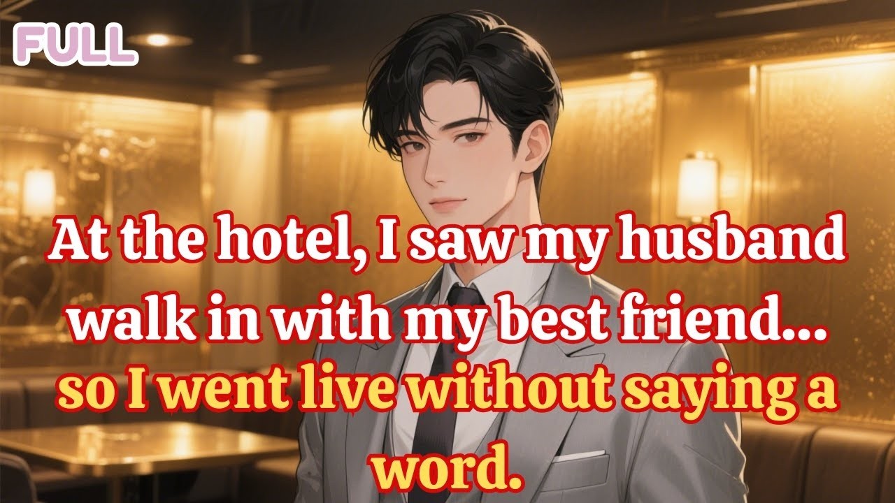 At the hotel, I saw my husband walk in with my best friend… so I went live without saying a word