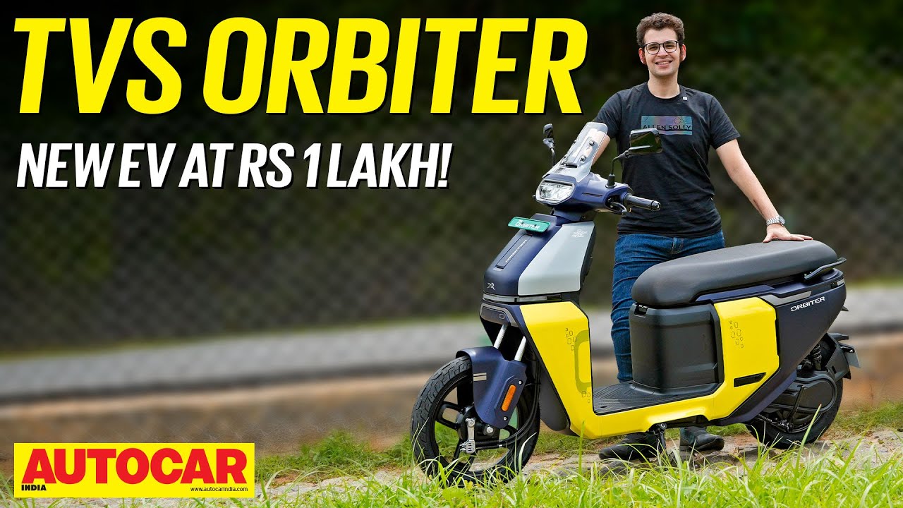 TVS Orbiter walkaround - New EV sitting below the iQube | First Look | Autocar India