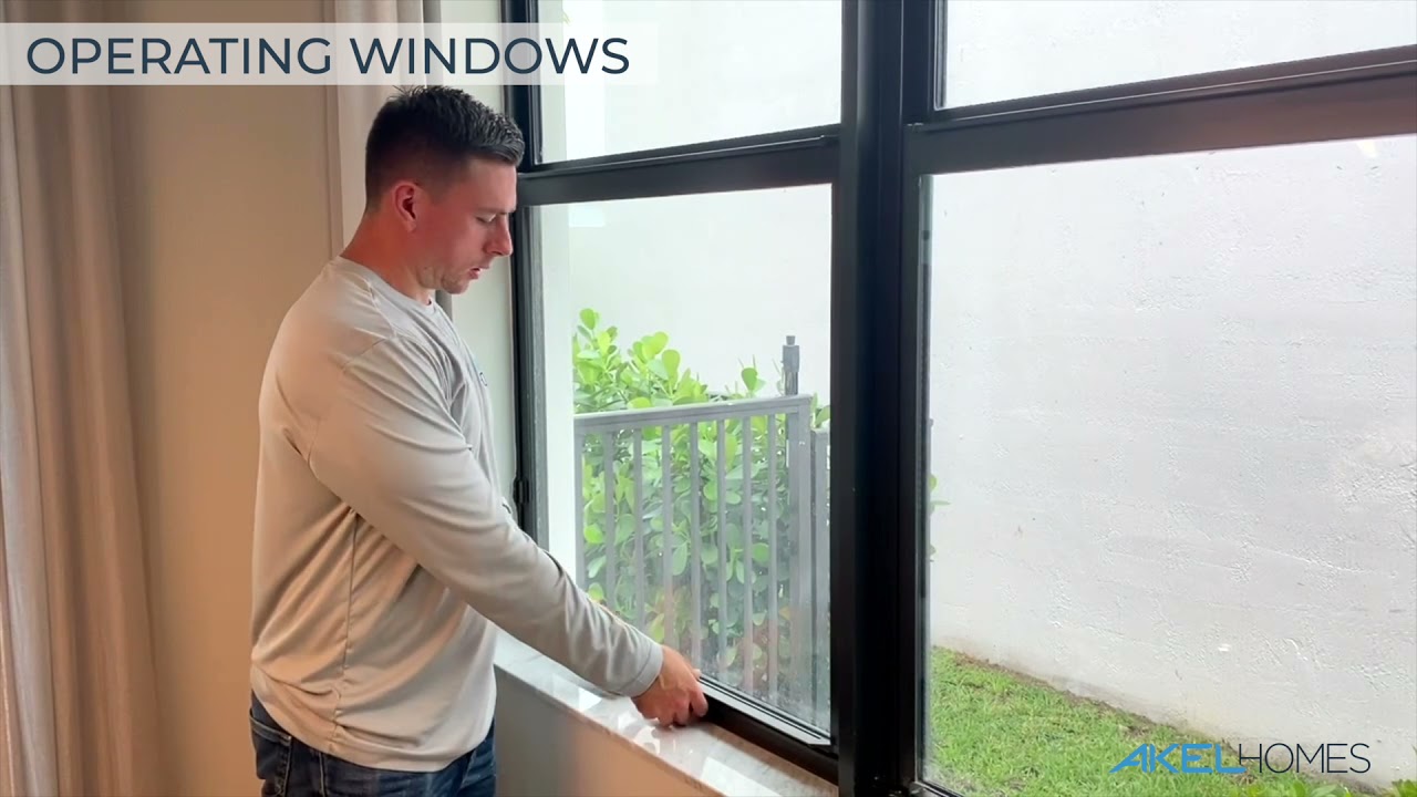 Window Operation Overview myAkel | New Home Orientation | Akel Homes