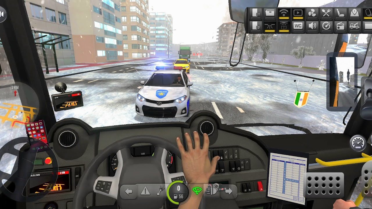 Bus Simulator : Ultimate | Полиция 🚔 🚨👮&zwj;♂️ | Мобильный геймплей | Зуукс | Езда с дьяволом 😈
