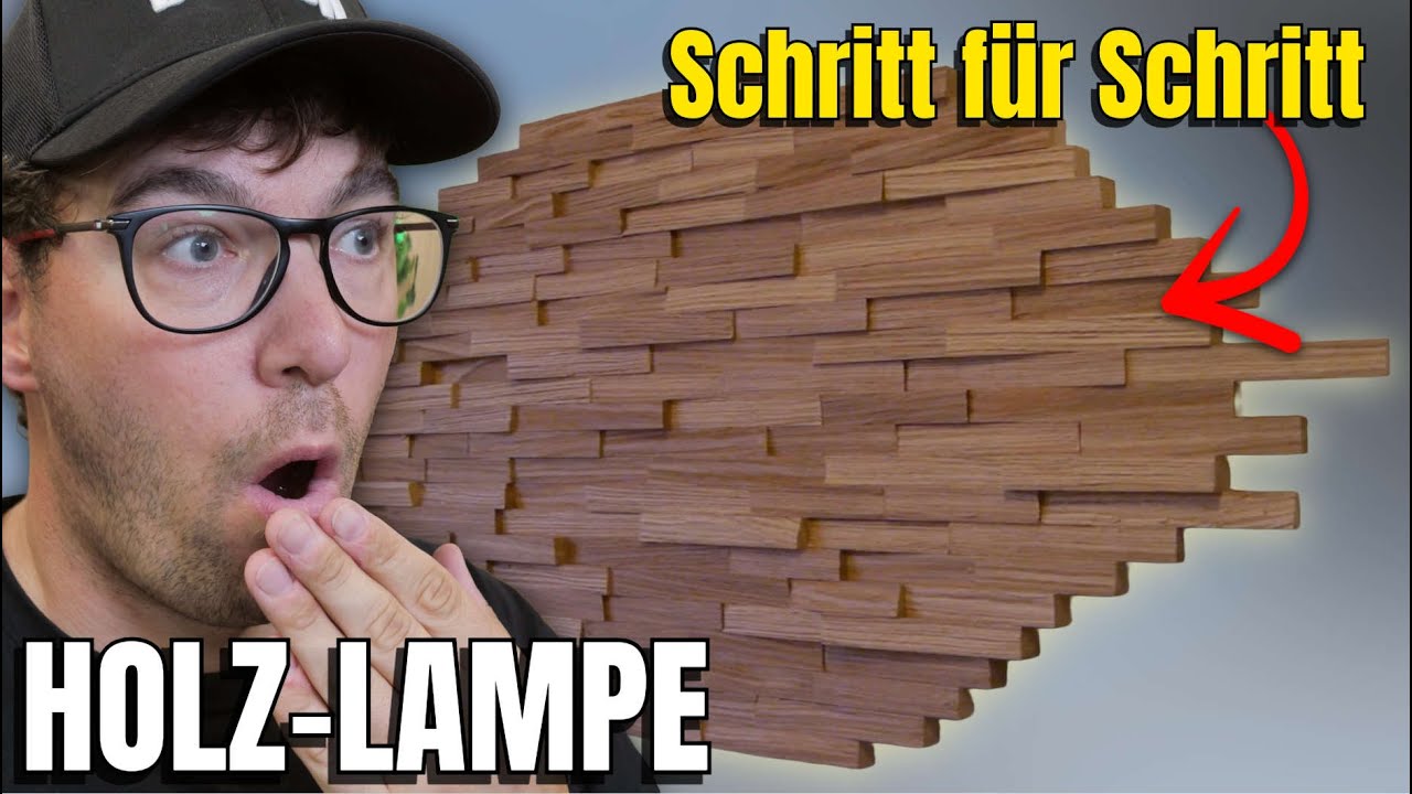 DIY Designer Wand Lampe selber bauen Anleitung  ★MrHandwerk ★