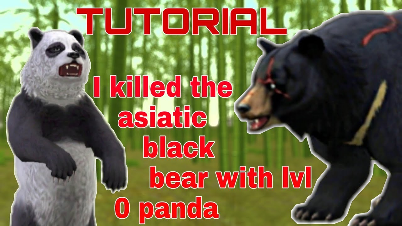 WildCraft: I Killed The Asiatic Bear With LVL 0 On SINGLE Player | How To Kill The Boss With Low Lvl
