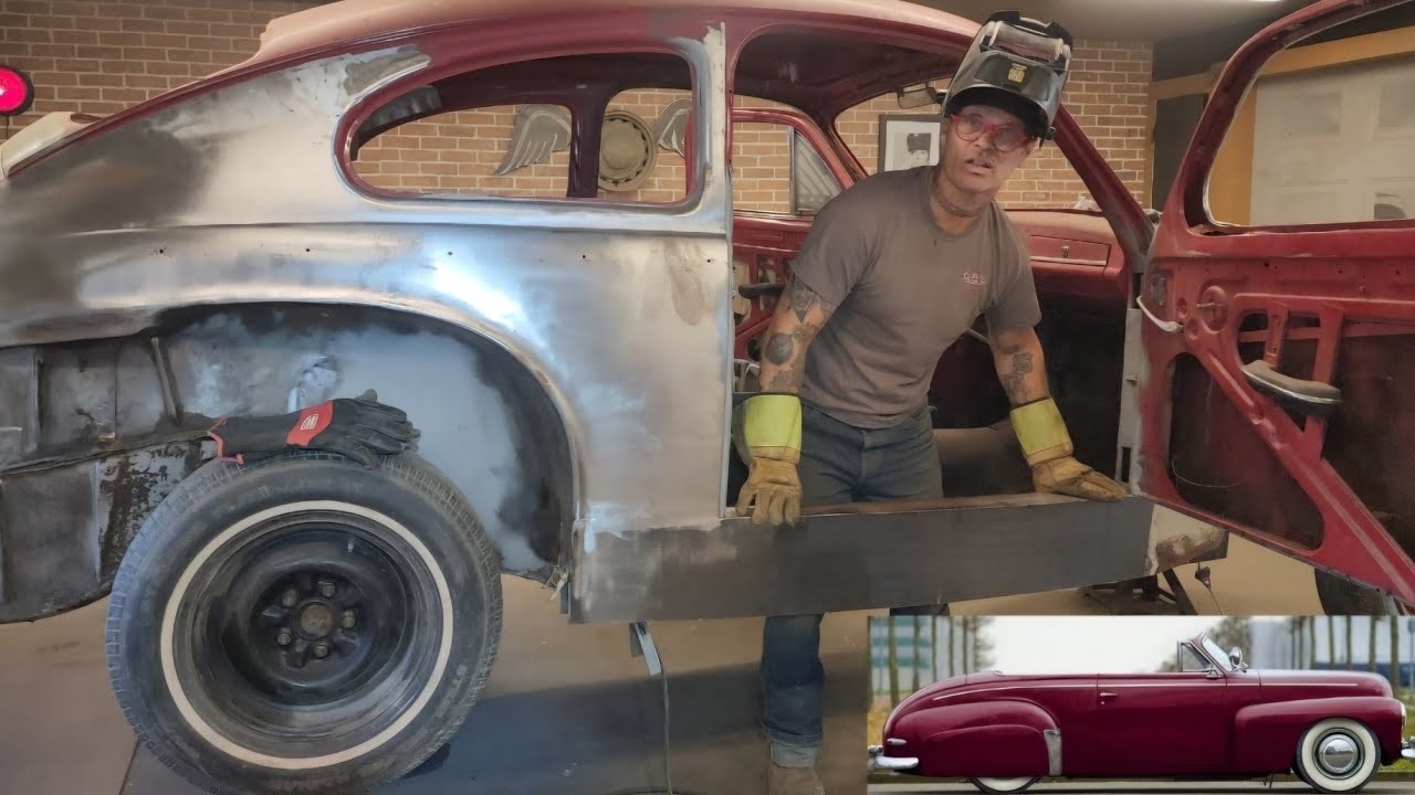 The fabrication continues on the 1959 Volvo Custom Convertible 🤟