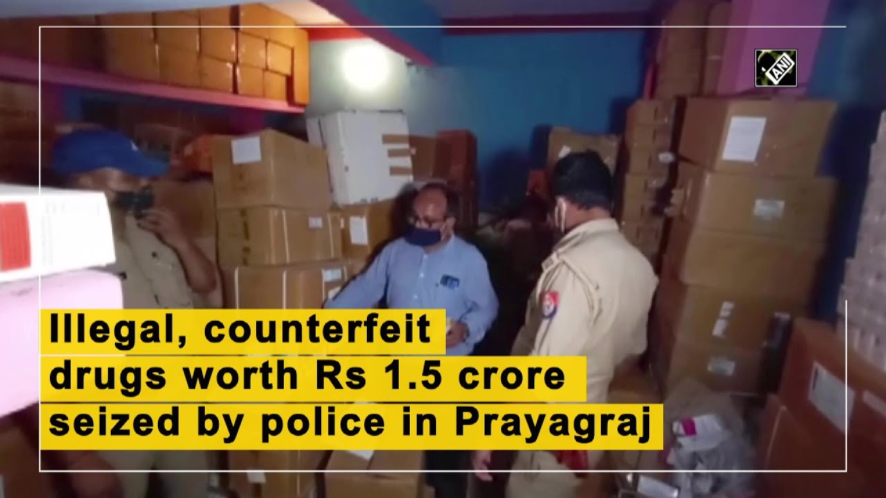 Illegal, counterfeit drugs worth Rs 1.5 crore seized by police in Prayagraj | Crime Update
