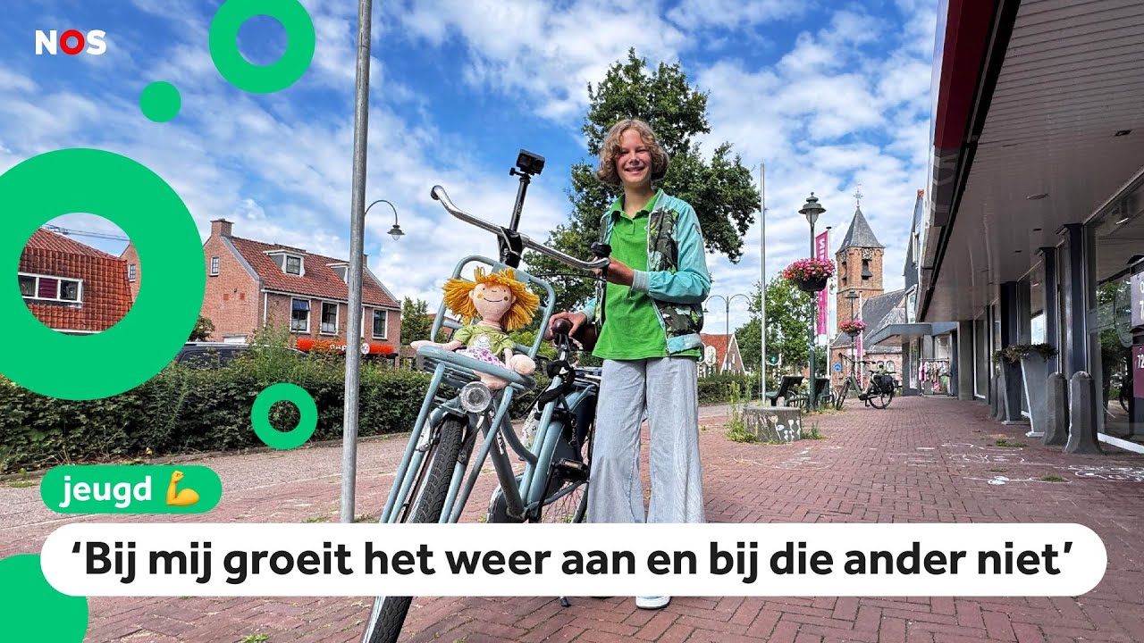 Christel fietst 100 kilometer om haar haar te doneren
