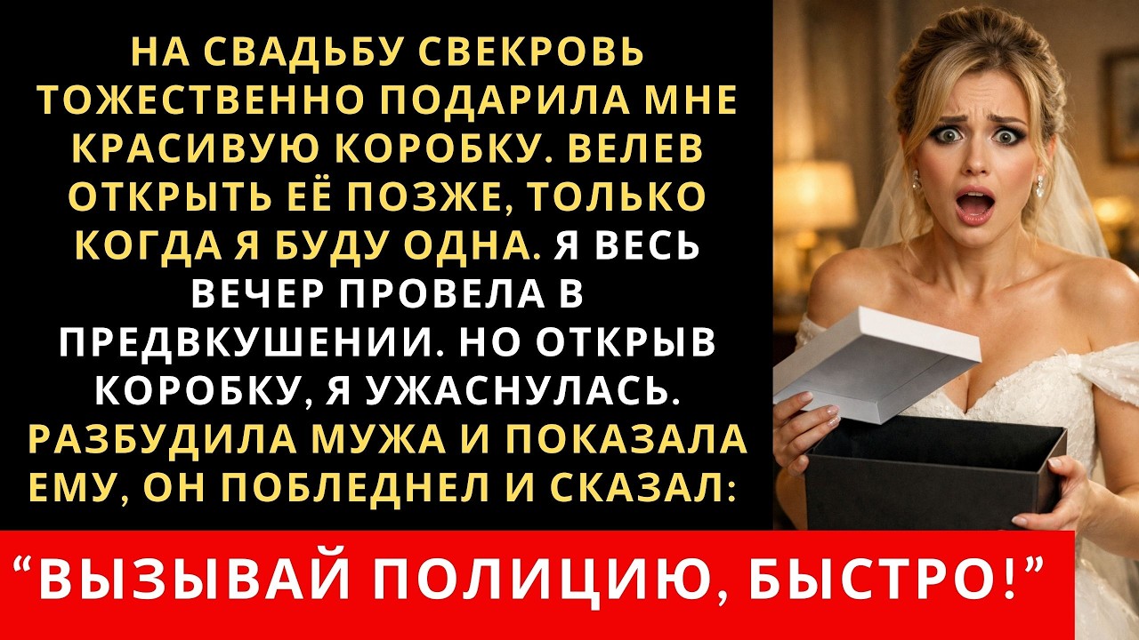 Свекровь сделала мне необычный подарок на свадьбу. Но когда я поняла что это, было уже поздно…