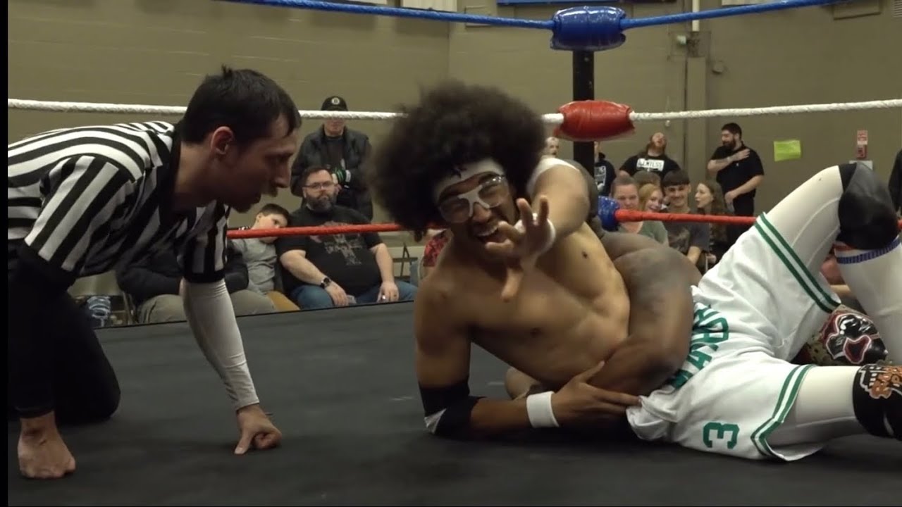 Jermaine Marbury (w/ Benny) vs. J-Heru | Let’s Wrestle: The Pressure is on | 5/4/24 Fairfield Maine