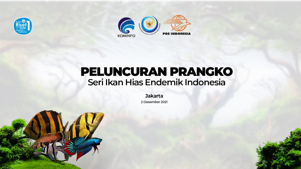 Peluncuran Prangko Seri Ikan Hias Endemik Indonesia