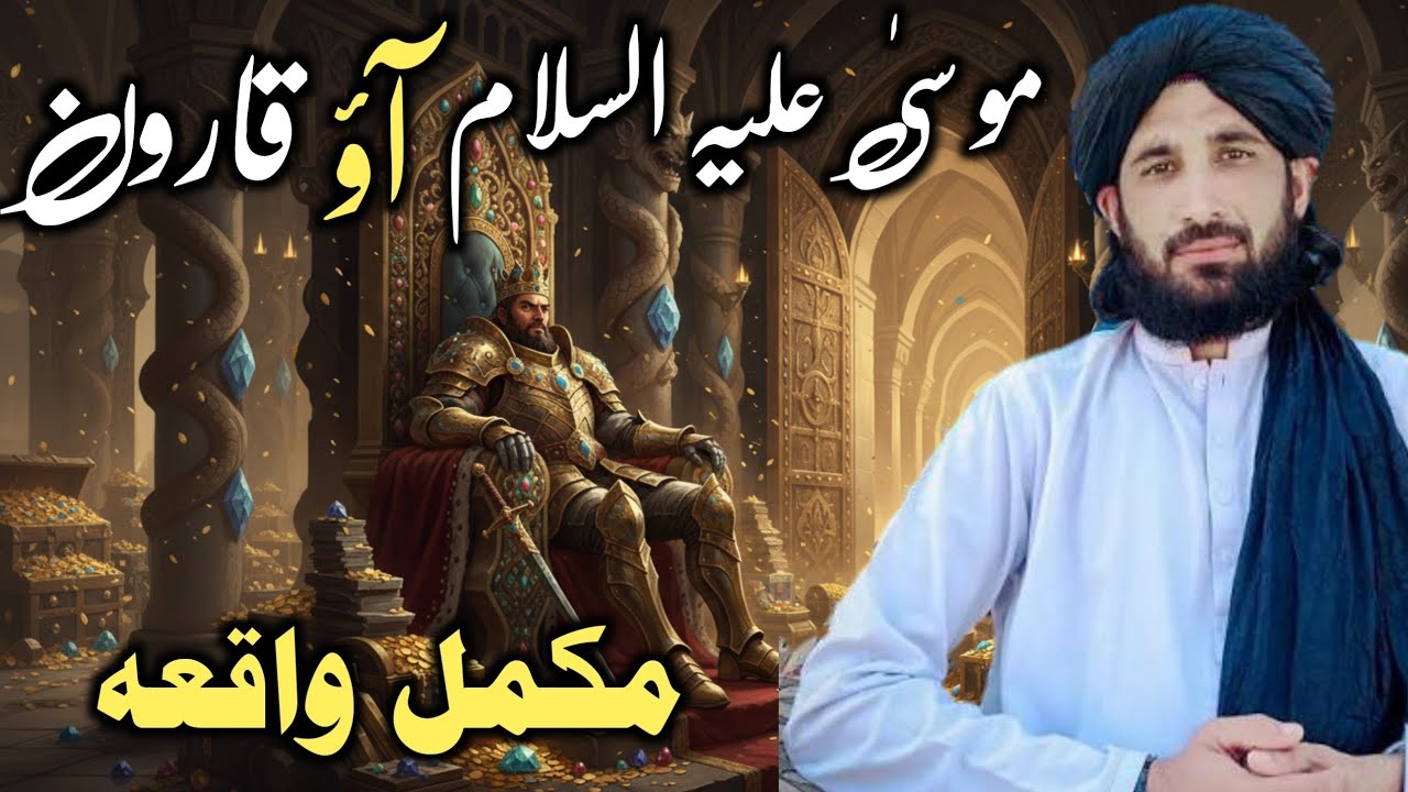 Mosa AS ao Qaroon Waqia | Molana Haleem Sayeed | حضرت موسیٰ ع او قارون واقعه| Maal ao Takabbur Anjam