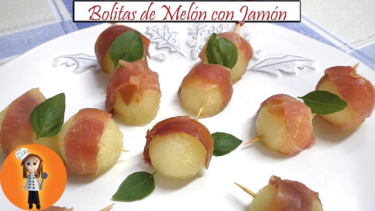 Bolitas de Melón con Jamón | Receta de Cocina en Familia