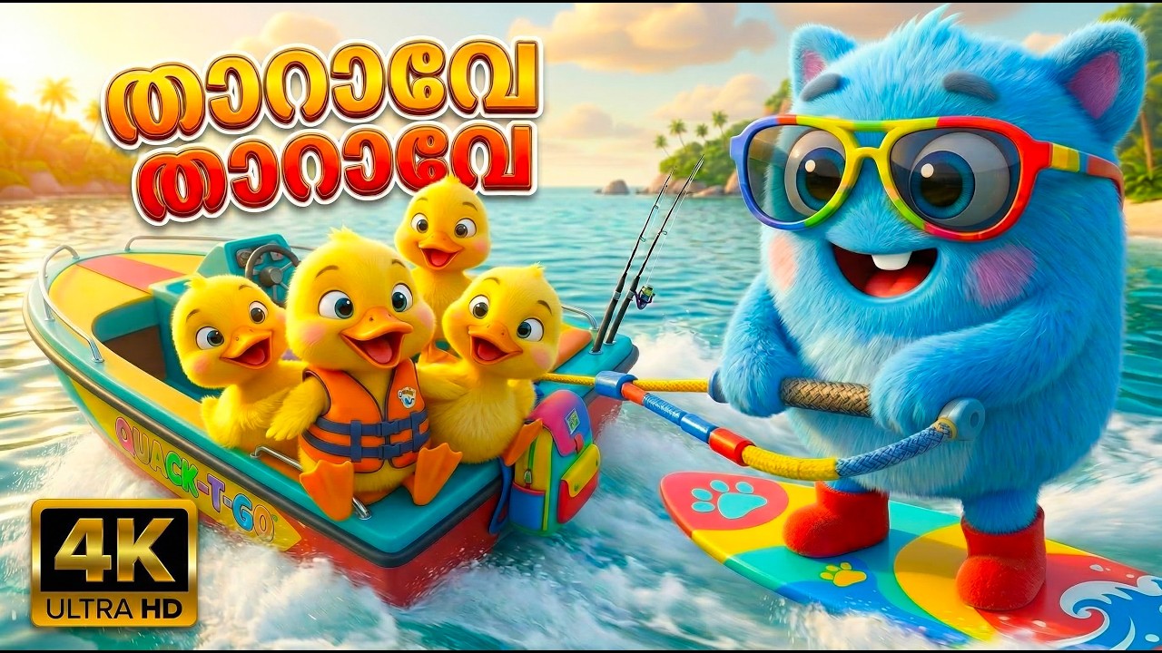 താറാവേ താറാവേ 🦆 | Tharave Tharave | Duck Song | Malayalam Kids Cartoon Song | Meemow & Friends
