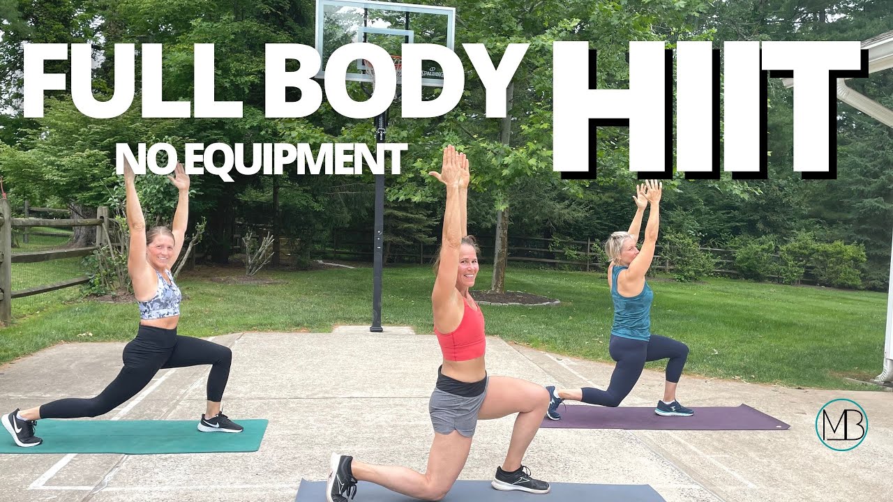 No Equipment Full Body HIIT Workout | Strength + Cardio | Low Impact