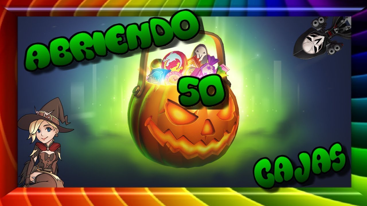 OVERWATCH - ABRIENDO 50 CAJAS DE HALLOWEEN TERROR!!