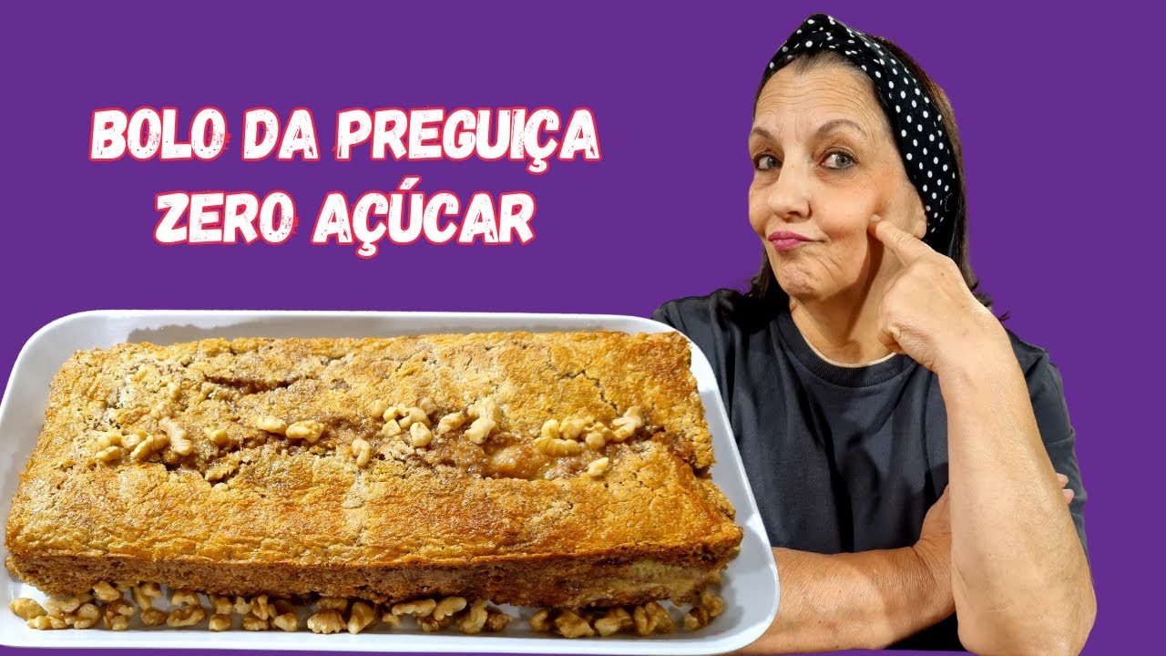 O MELHOR BOLO-TORTA DIET DE BANANA COM NOZES QUE VOCÊ JÁ PROVOU