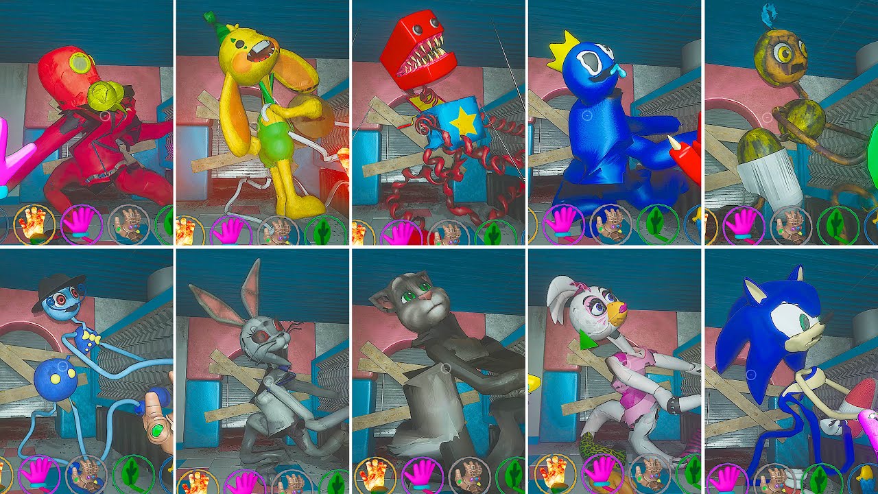 The New Jumpscares in Poppy Playtime Chapter 2 mobile Full Game (sonic,Tom,Vanny,mommyisddy2,Baby..)
