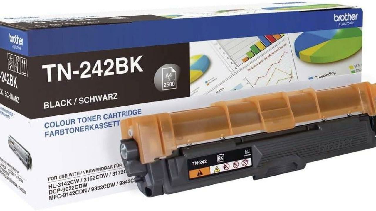 Rezension: Brother TN242BK Original Tonerkassette TN-242BK schwarz (für Brother HL-3142CW, HL-315...