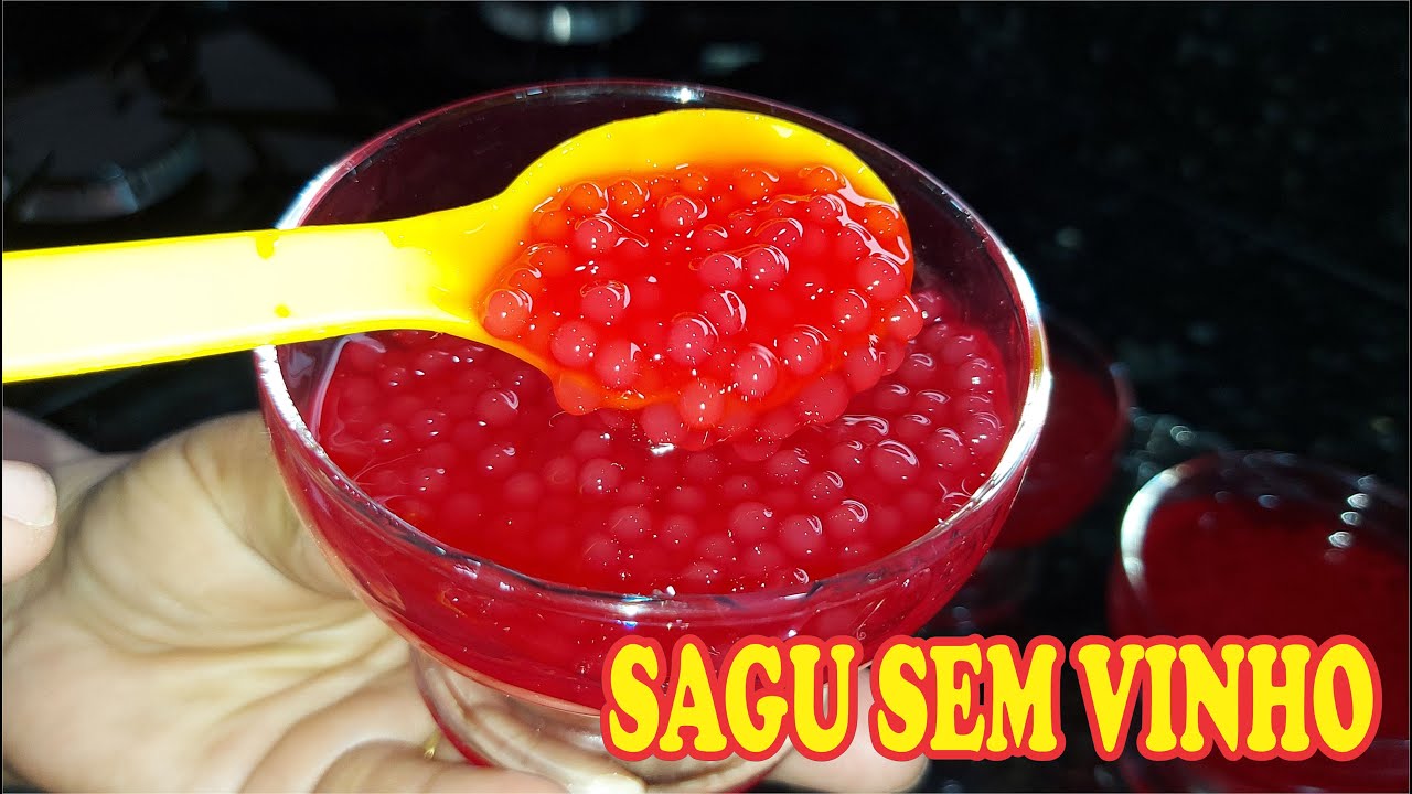 COMO FAZER SAGU SEM VINHO!