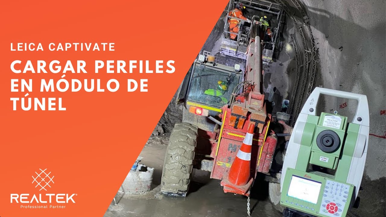 Leica Captivate - Cargar Perfiles en Módulo de Túnel