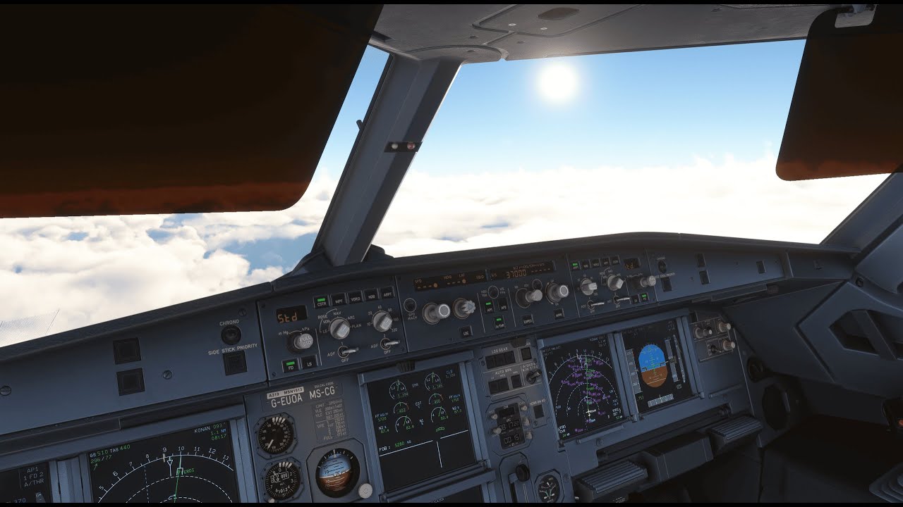 Fenix A319 BA morning departure out of London Heathrow (EGLL) (FS2020)