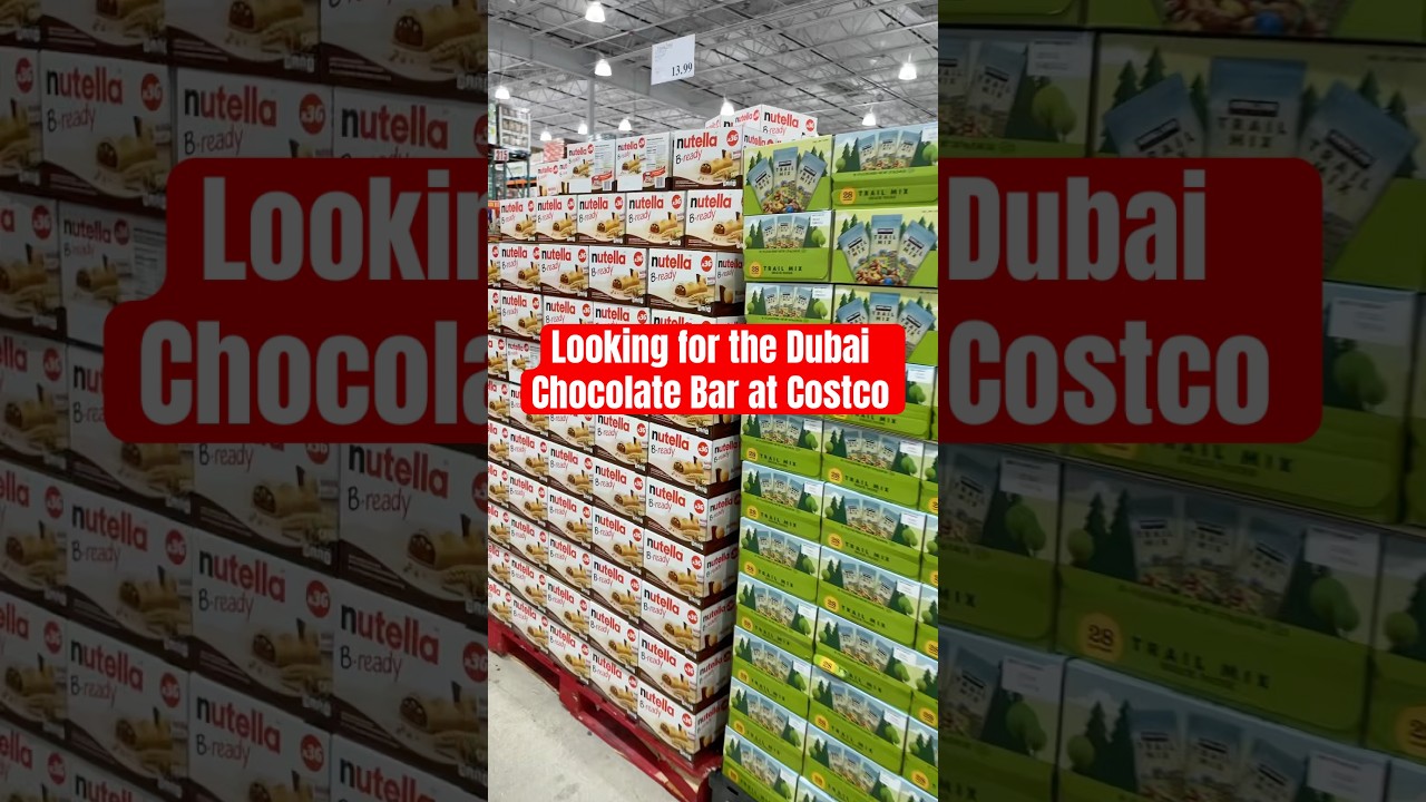 Looking for the Dubai Chocolate Bar at Costco! Where have you found it? #dubaichocolate #costco