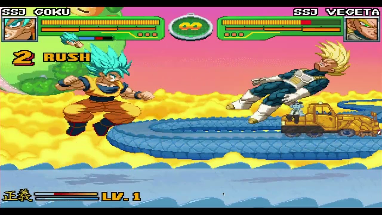 DBZ Hyper gameplay part 2 (I am still bad XD )