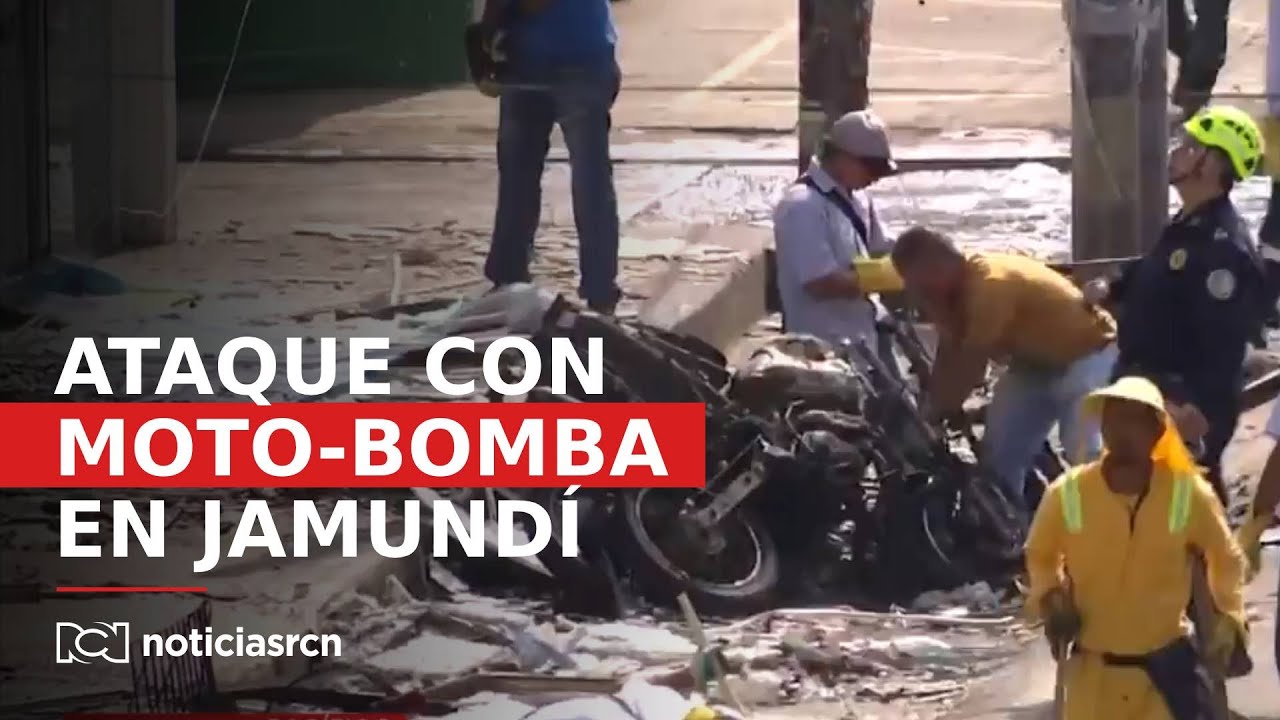 Seis heridos deja ataque con moto-bomba en Jamundí, Valle del Cauca