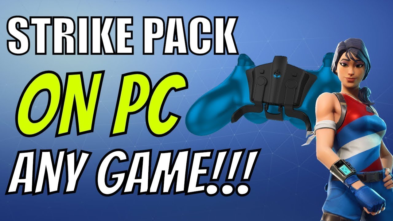 COMO USAR EL STRIKE PACK PS4 EN PC FORTNITE