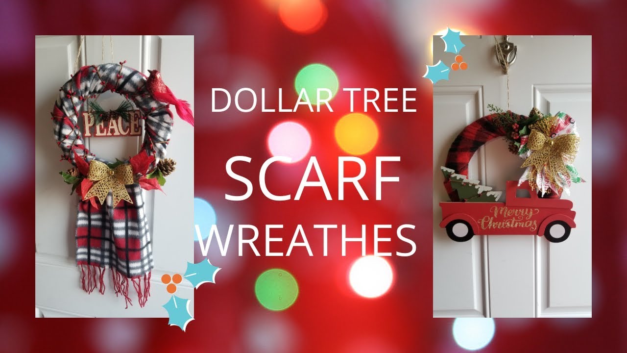 Dollar Tree Diy Scarf Wreaths