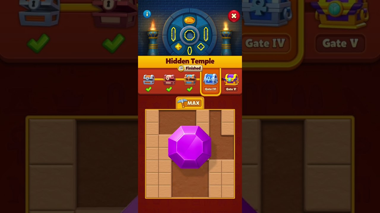 Royal Match - Hidden Temple Minigame - MAX Picks - COMPLETED 👑⛏💎