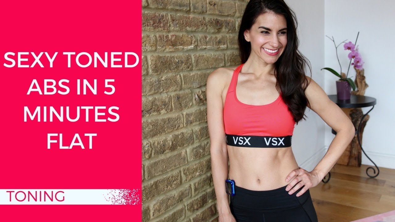 Sexy Toned Abs in 5 Minutes Flat | No Equipment Needed | Bodyweight Workout