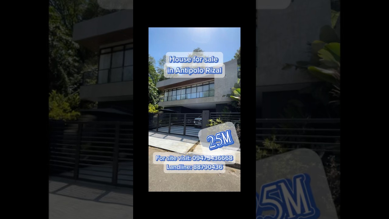 House and lot for sale in Sun Valley Antipolo Rizal. 25M #houseandlotforsaleinantipolo