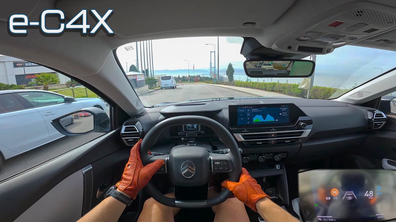 2025 CITROEN E-C4X 115 kW - POV Test Drive I 4K