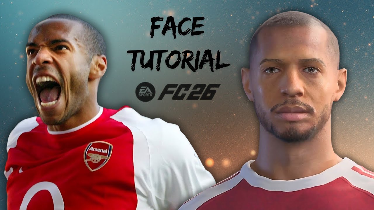 Create Thierry Henry face - FC26