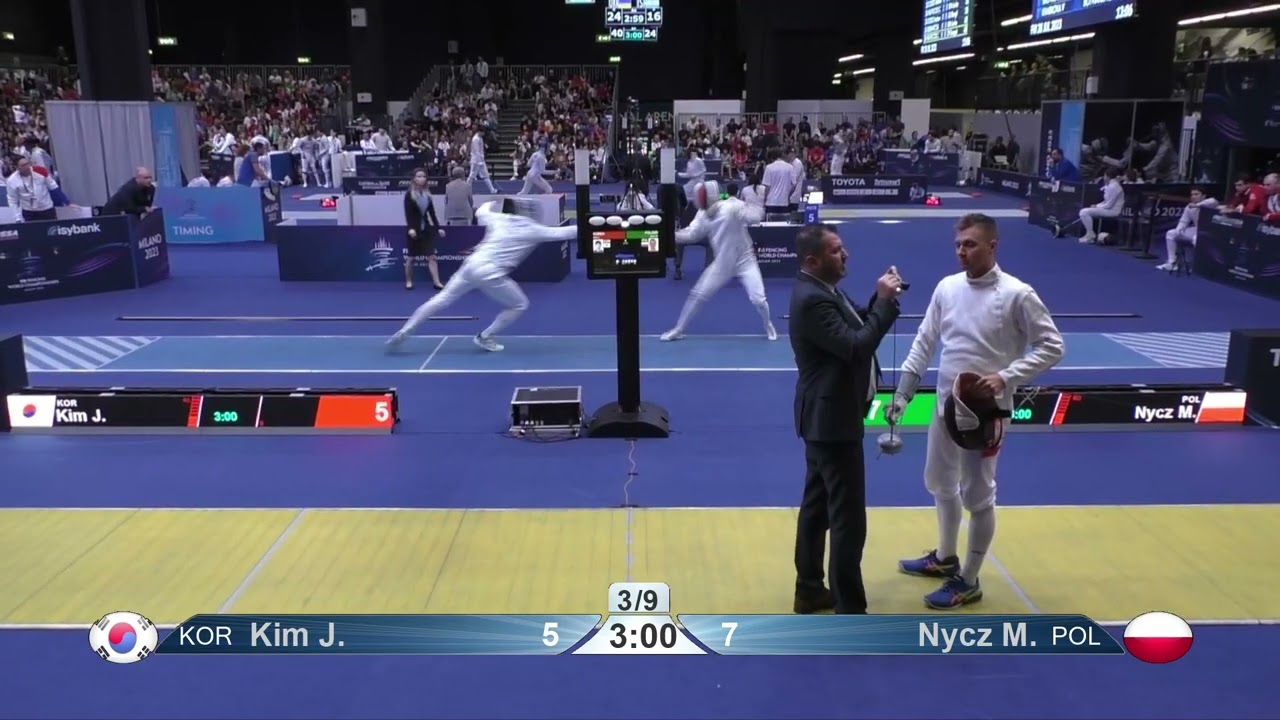 Milano 2023 Mens Epee T16 KOREA KOR vs POLAND POL