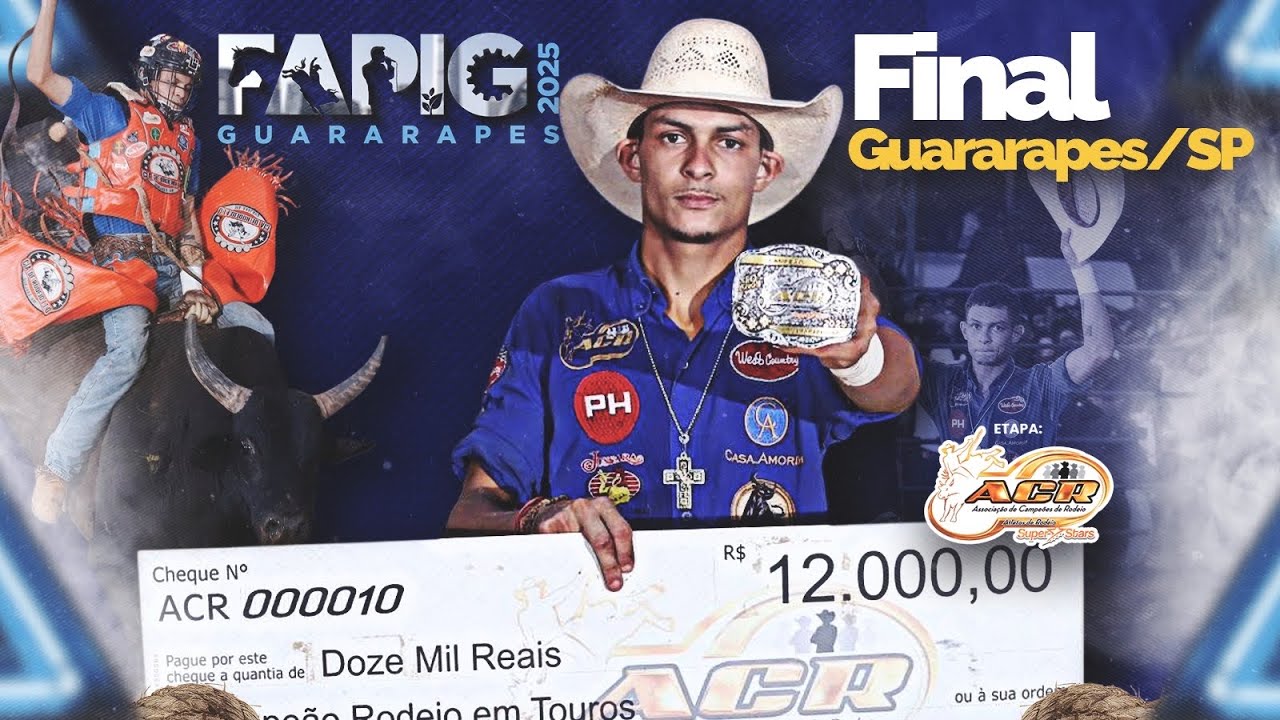 GUARARAPES-SP 2025 | DISPUTA FINAL em TOUROS