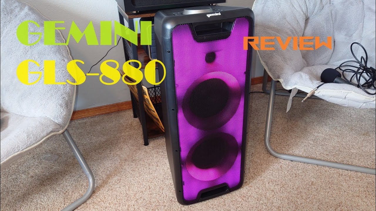 Gemini GLS-880 Party speaker Review. Is this the bomb💣 or just a bomb?😫