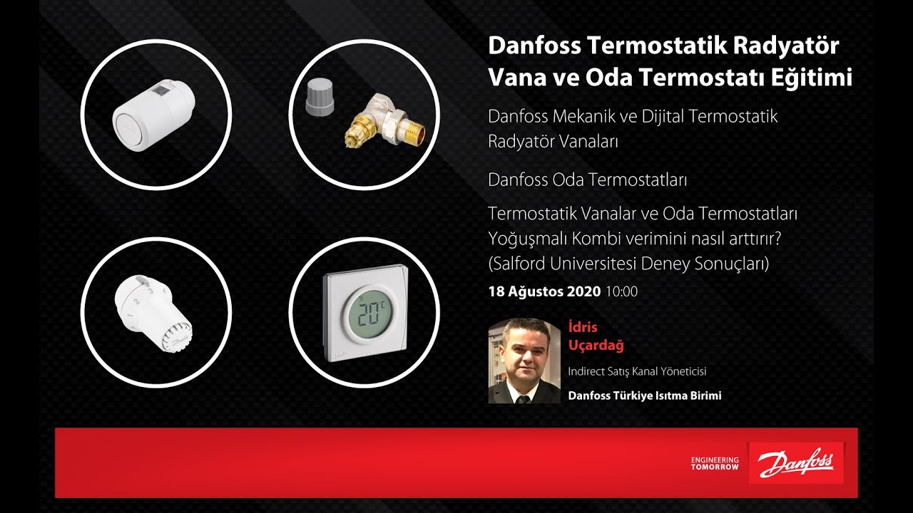Danfoss Termostatik Radyatör Vana ve Oda Termostatı Eğitimi