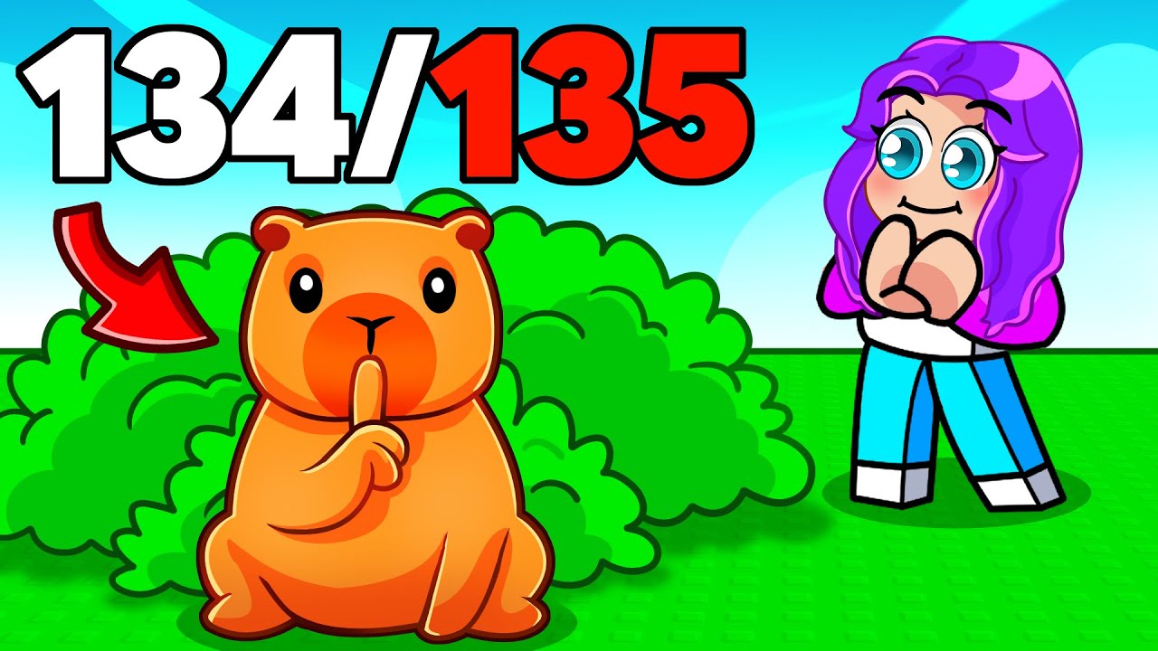 ROBLOX'TA TÜM CAPYBARALARI BULDUM!