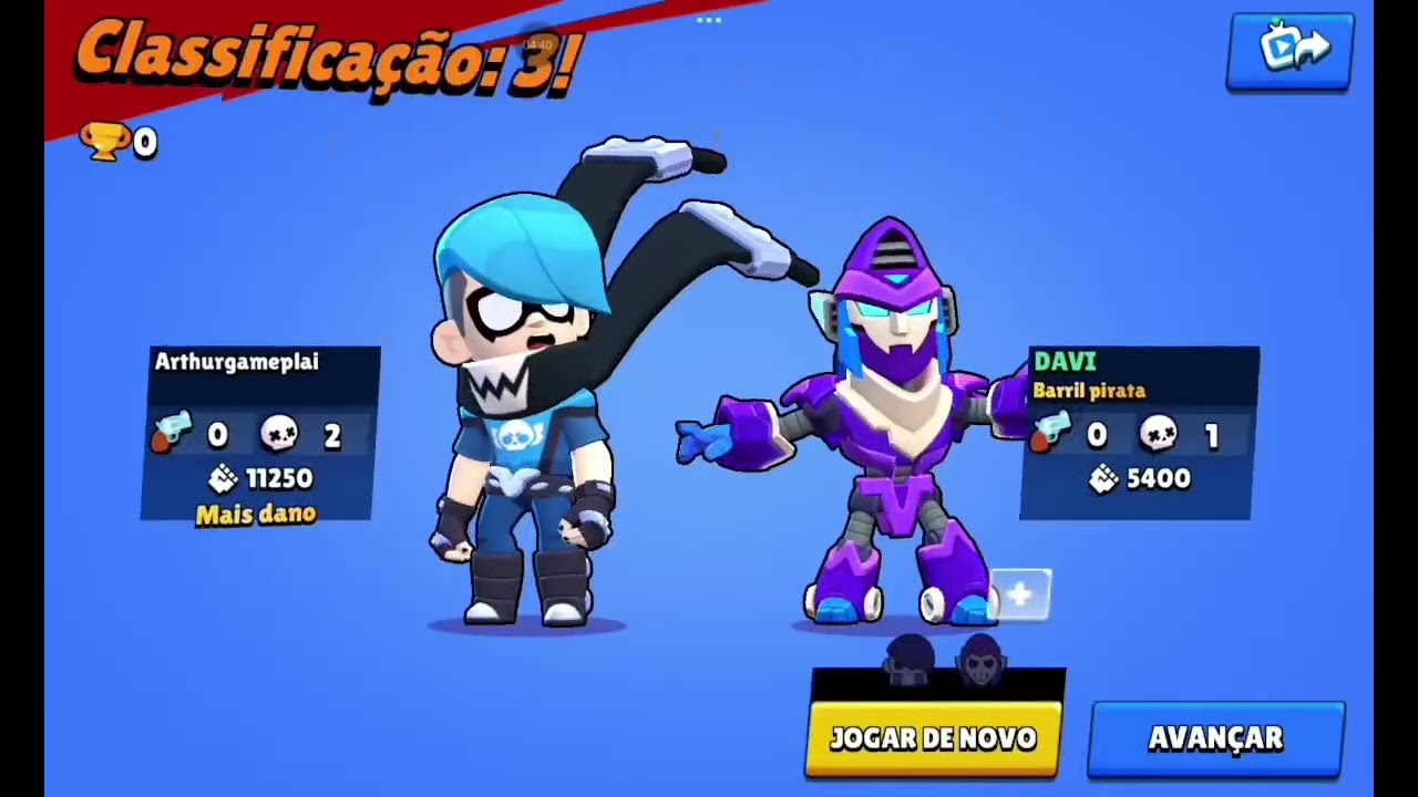 eu jogando brawl stars