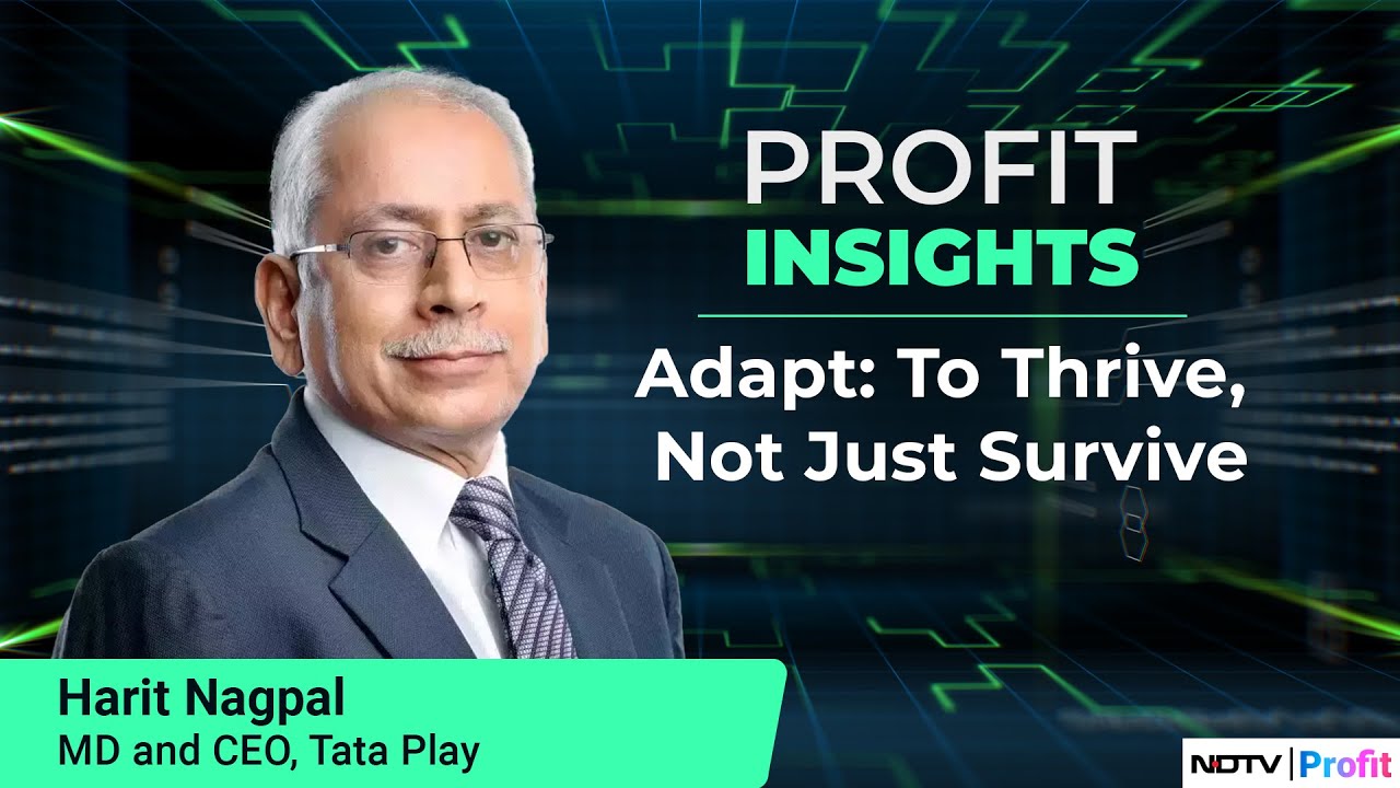 Profit Insights | Tata Play CEO Harit Nagpal On New Book, Business Principles & More | NDTV Profit