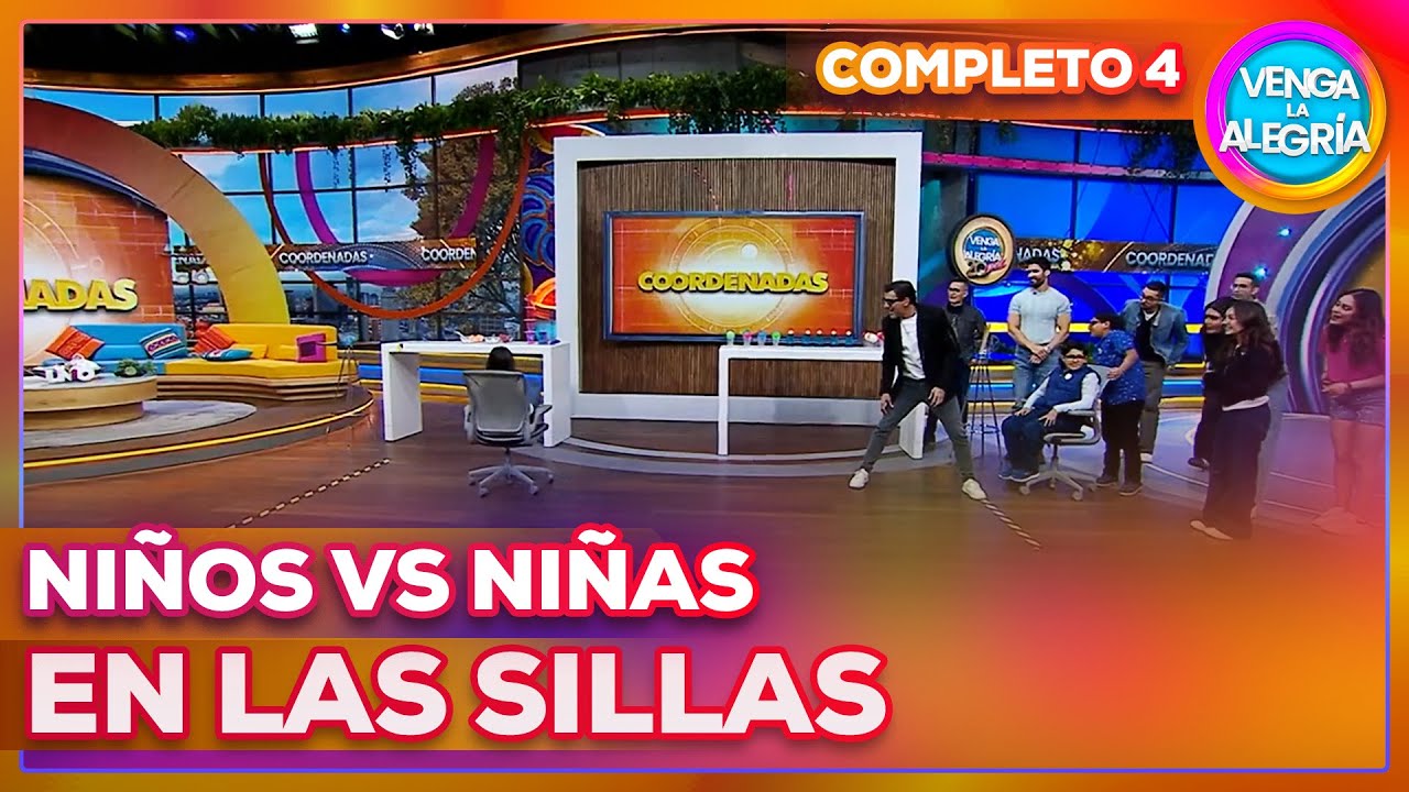 Niñas vs niños: duelo de silla y prueba de resistencia en el COORDENADAS | Venga La Alegría