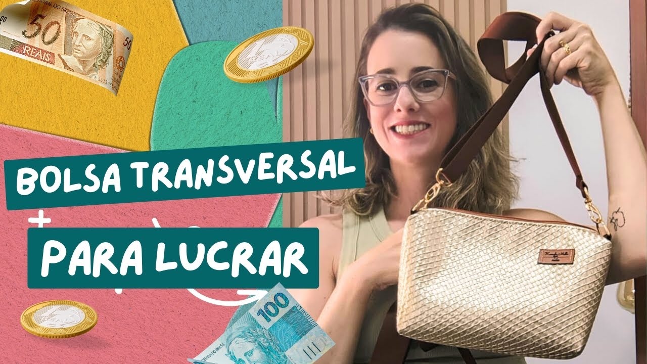 Vem costurar a Bolsa transversal para vender o ano todo