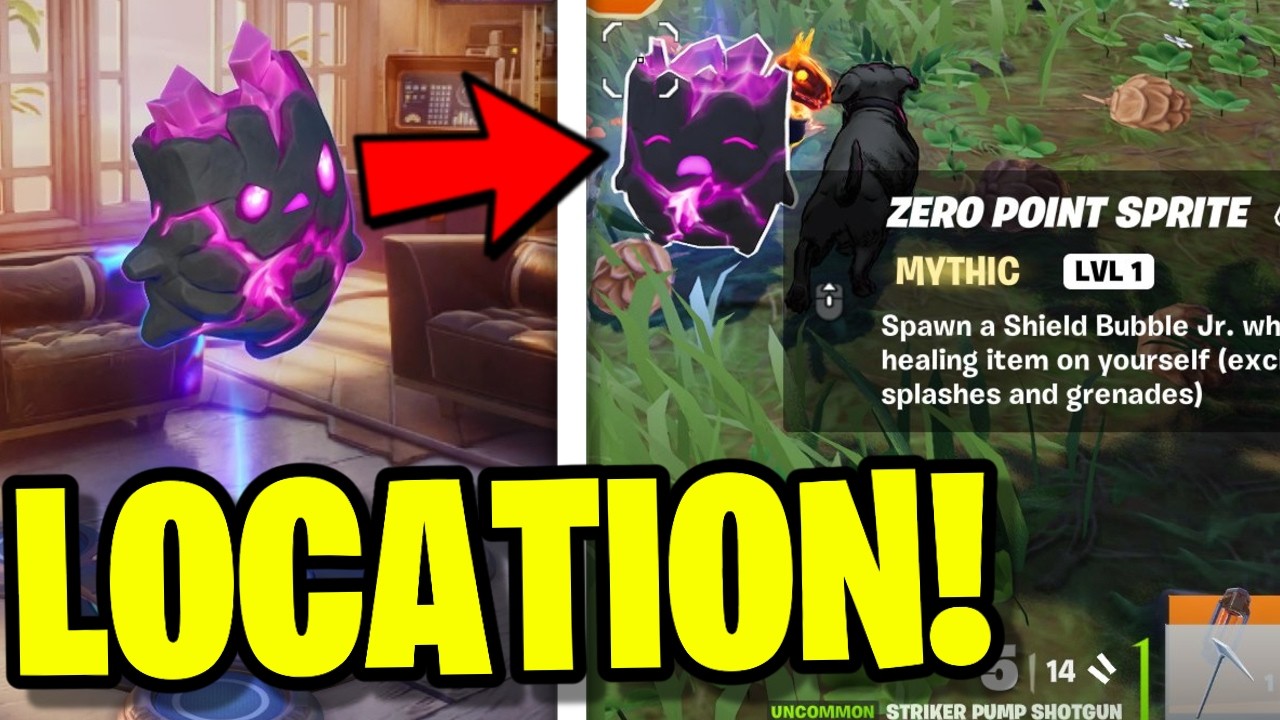 КАК БЫСТРО ПОЛУЧИТЬ ZERO POINT SPRITE В FORTNITE!