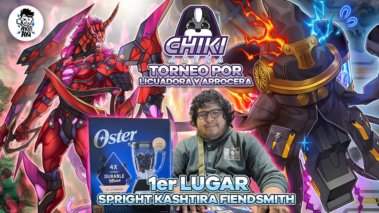 1ST PLACE TORNEO LOCAL POR LICUADORA ￼/ DIEGO PALERO / SPRIGHT KASHTIRA FIENDSMITH
