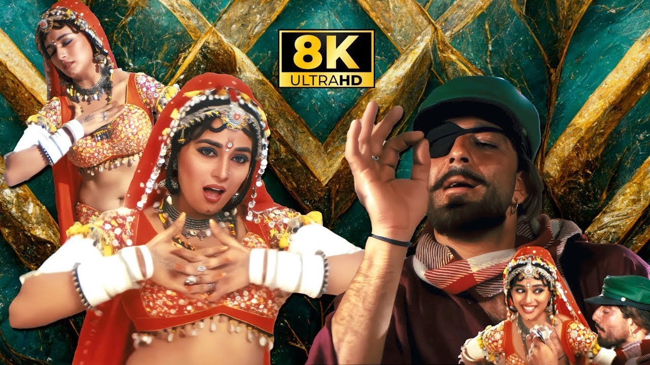 Choli Ke Peeche Kya Hai 8K Full Video | Madhuri Dixit | Sanjay Dutt | Alka Yagnik & Ila Arun 🔥
