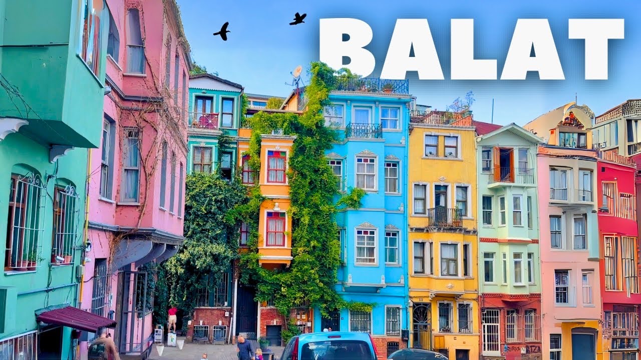 All the Colours of BALAT: Explore Istanbul's Vibrant Streets | 4K