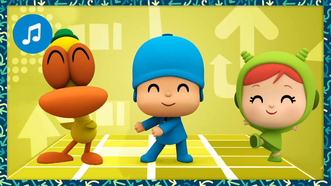 🎶 Esquerda, Direita, Emcima, Embaixo | POCOYO em PORTUGU&Ecirc;S do BRASIL | DESENHOS ANIMADOS crian&ccedil;as