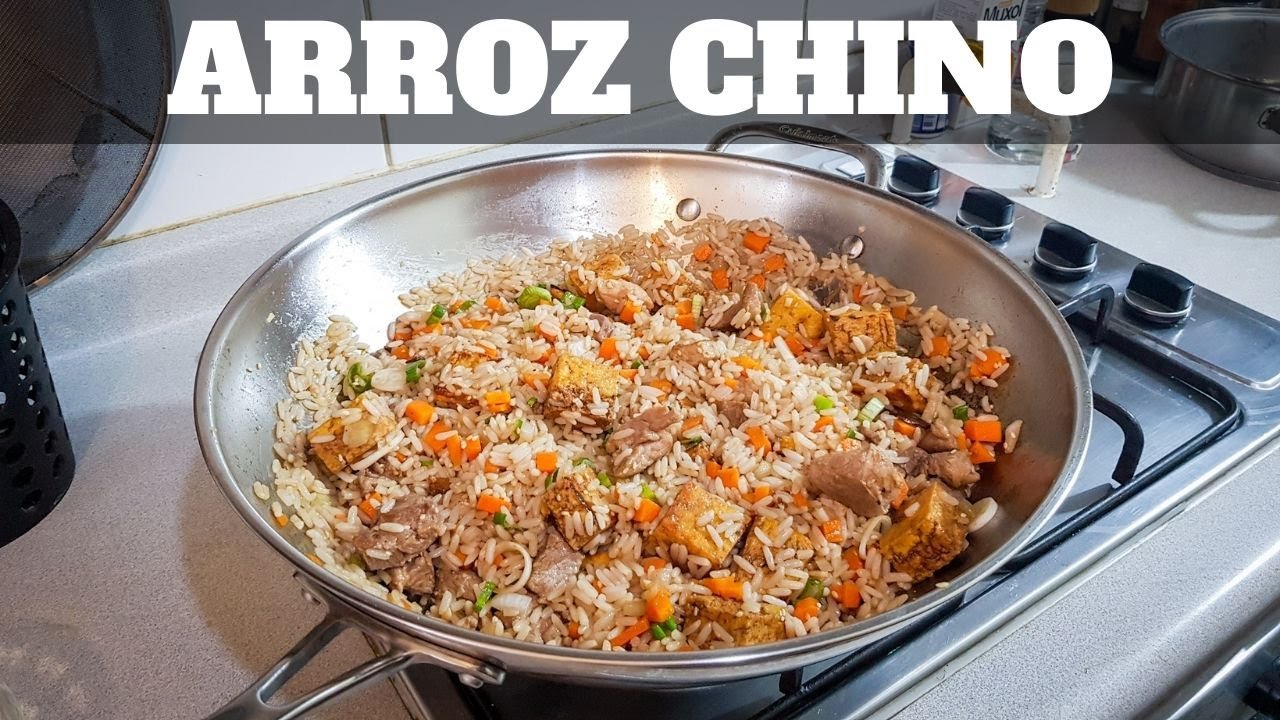 ARROZ CHINO 🇨🇳 con CERDO y TOFU [En el WOK] 🍚 [Arroz Frito] | William Priets