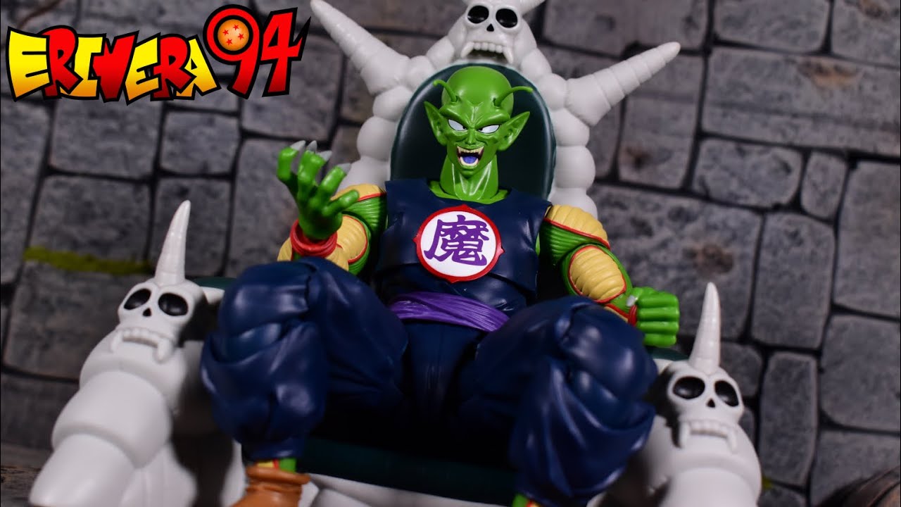 SH Figuarts Dragon Ball Z Demon King Piccolo With Throne SDCC 2025 Exclusive Action Figure Review