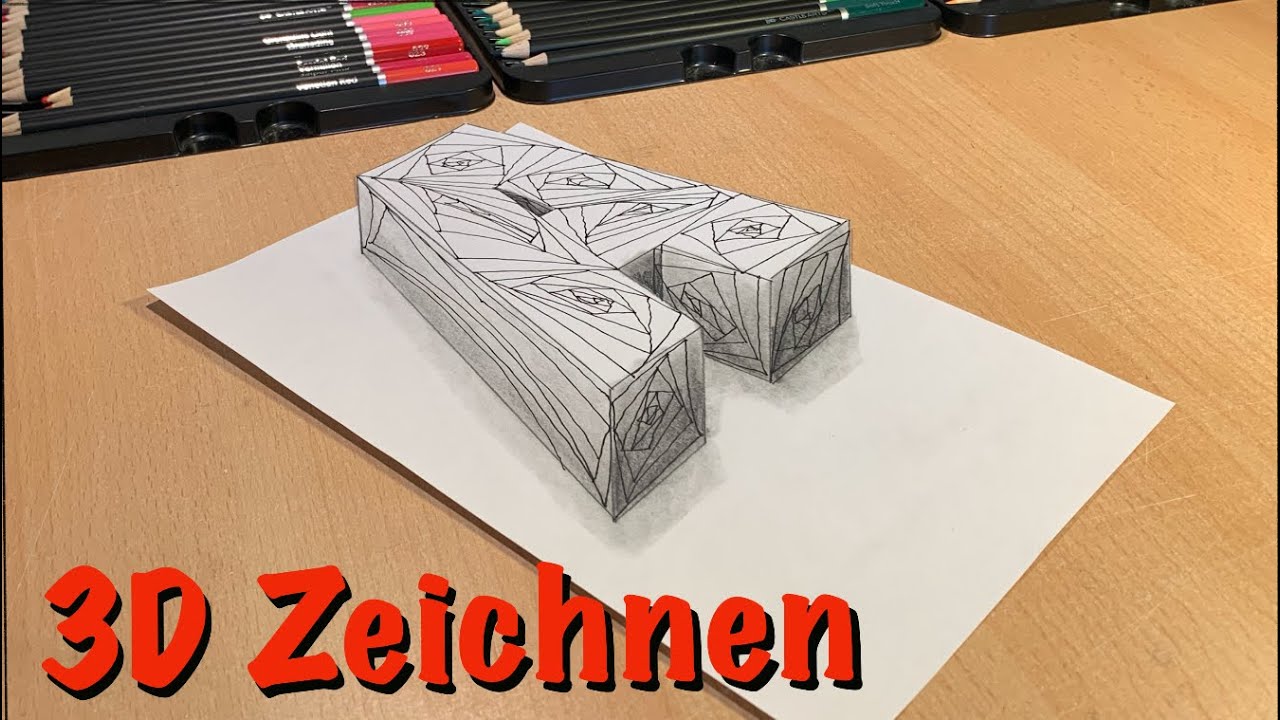 Zeichnen lernen 3D f&uuml;r Anf&auml;nger #3DdrawJG